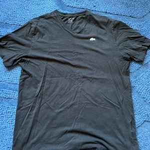 Mens Lacoste v neck t shirt size XXL